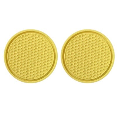 Dessous de Verre - CupGuard™ - Jaune - Royumauto